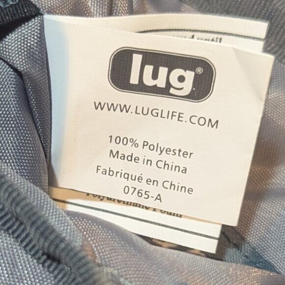 Lug Skipper Purse Small Blue Camo Crossbody Travel Bag RFID Anti-Theft Strap - Picture 7 of 9